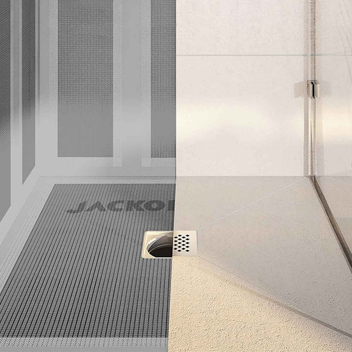 Jackoboard Aqua Flat Shower Tray Board - Central Drain