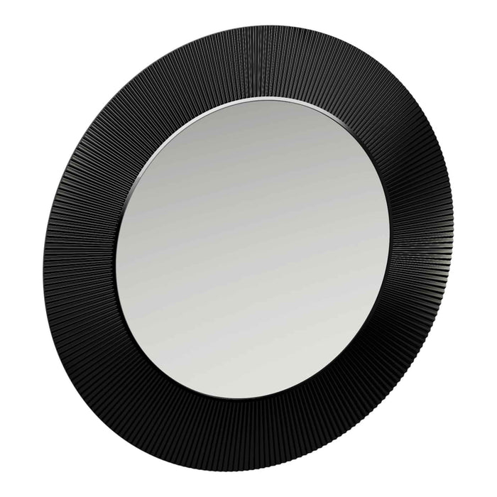 Laufen Kartell All Saints 780 Round Mirror - Black - Non