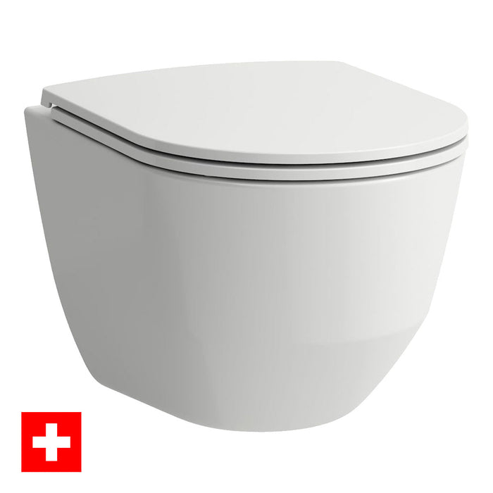 Laufen Pro Rimless Wall Hung WC Pan With Slim Soft Close