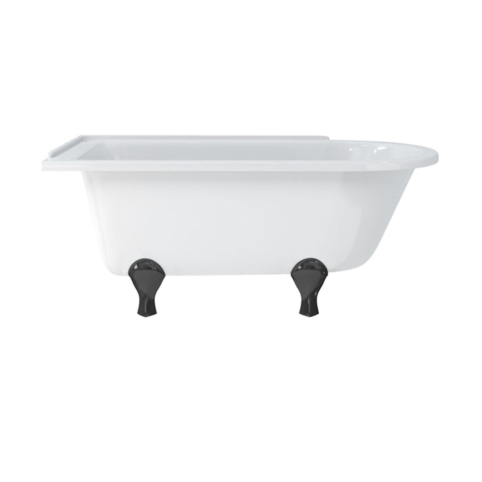 Burlington Hampton Back to Wall Showering Bath with Legs