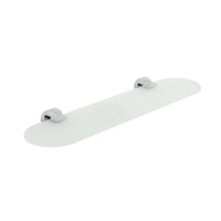 Vado Life Frosted Glass Shelf - 530mm Wide - Chrome