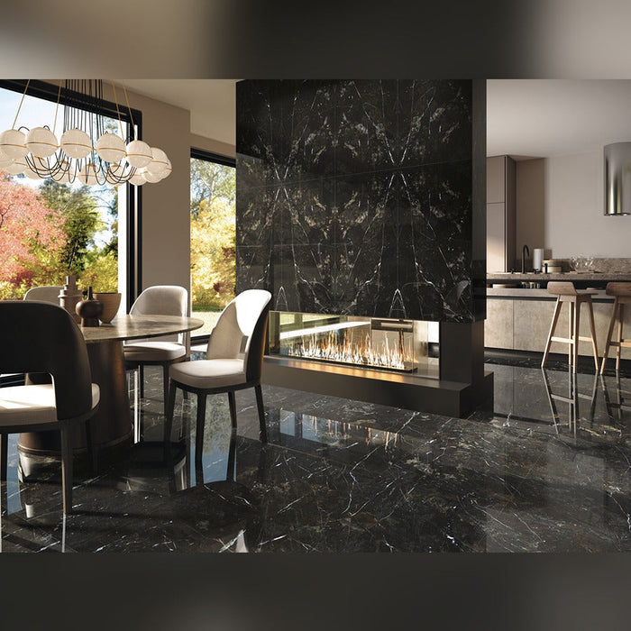Lucca Bellagio Quartz Polished Rect Porcelain Tile 60x120