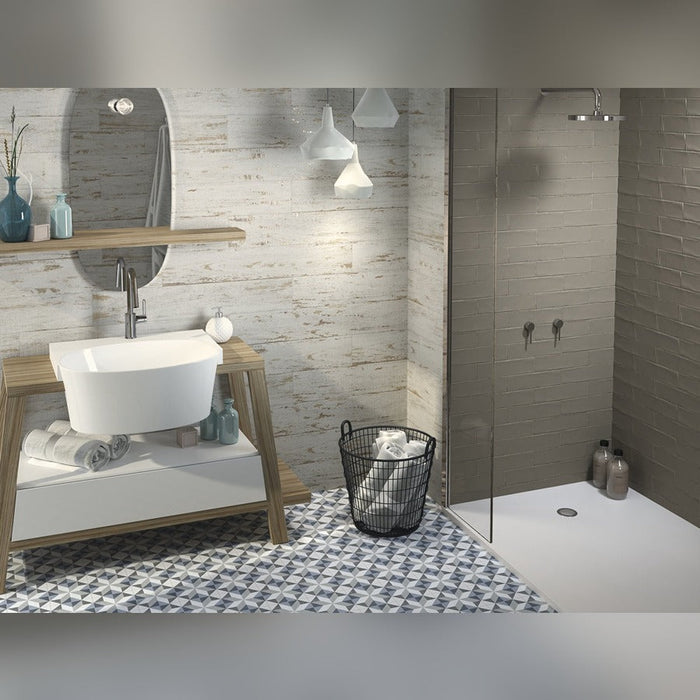 Lucca Eleganza Taupe Bathroom & Kitchen Tile 7.5x30