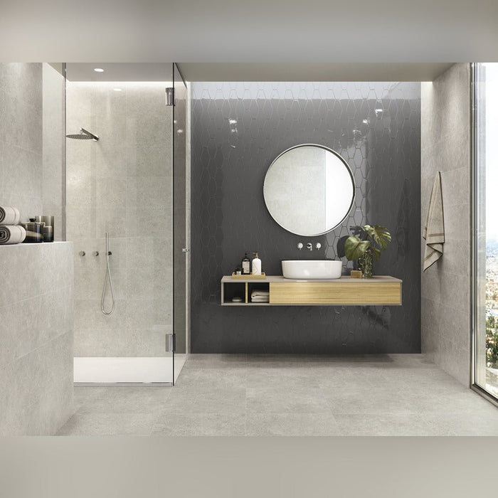 Lucca Opulenza Taupe Rect Porcelain Tile 30x60 - Porcelain