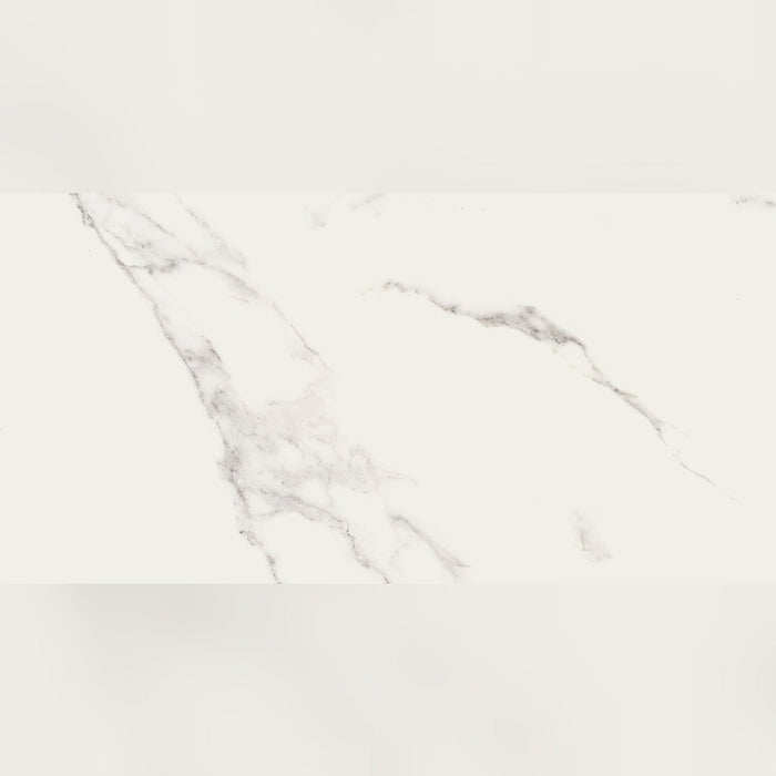 Lucca Raggio White Polished Rect Porcelain Tile 60x120