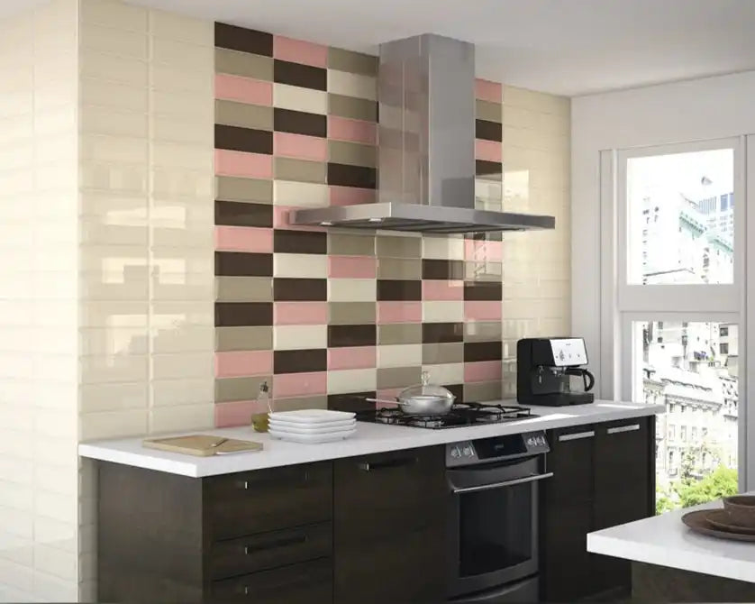 Lucca Sogno Crema Bathroom & Kitchen Tile 10x30 - Bathroom