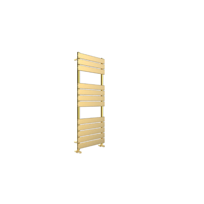 Alexis Designer Towel Radiator - Brushed Brass / 1200mm x