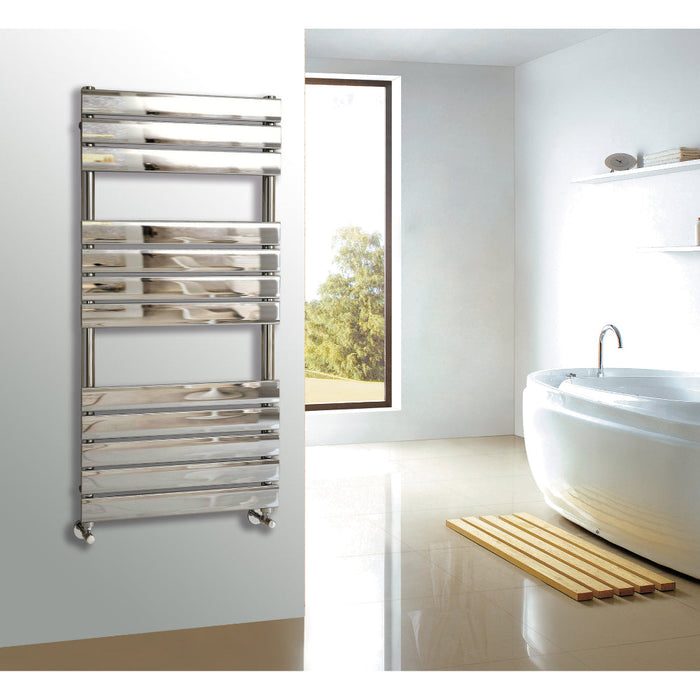 Alexis Designer Towel Radiator - Chrome / 1200mm x 600mm
