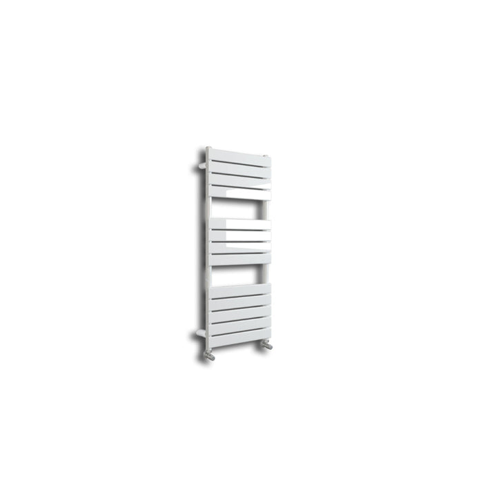 Alexis Designer Towel Radiator - Gloss White / 1200mm x