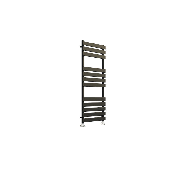 Alexis Designer Towel Radiator - Orca Black / 1200mm x