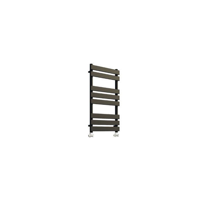 Alexis Designer Towel Radiator - Orca Black / 800mm x 450mm