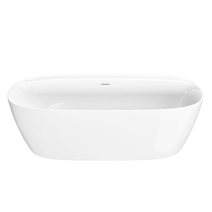 Lussaro Milano Thin Edge Freestanding Double Ended Bath