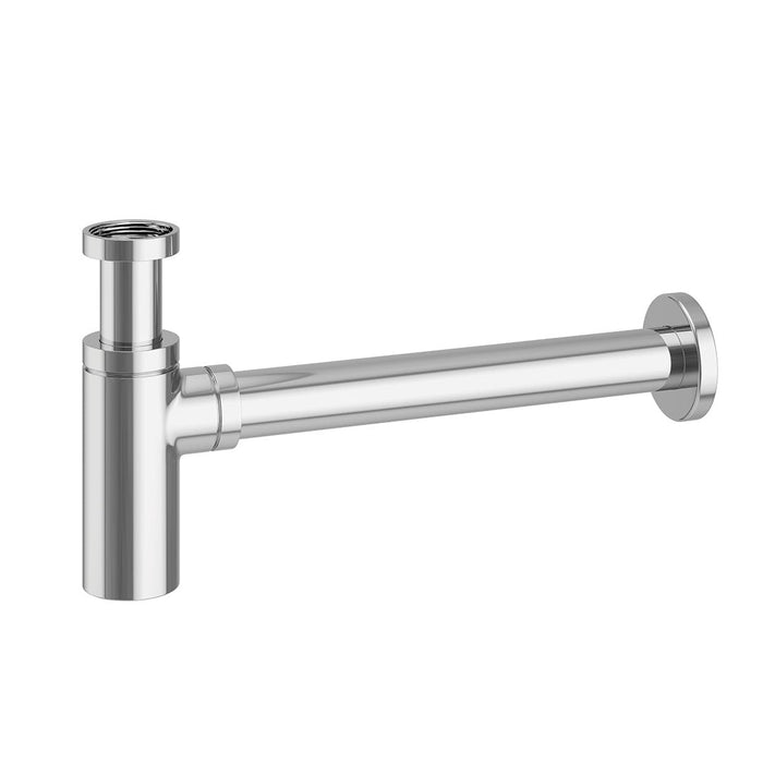 Lussaro Minimal Round Bottle Trap - Chrome - Bottle Traps