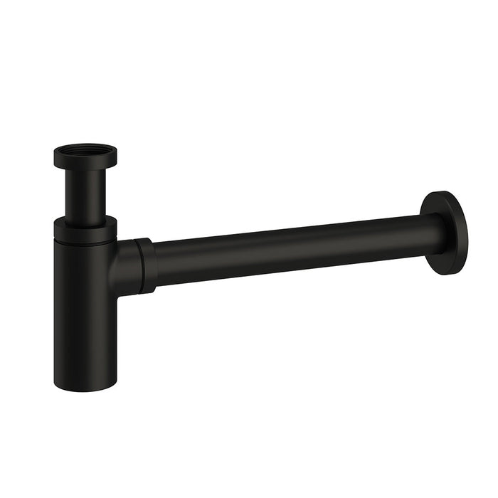 Lussaro Minimal Round Bottle Trap - Matt Black - Bottle