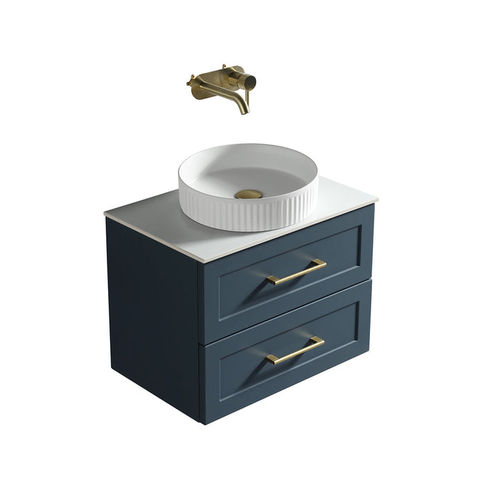 Lussaro Valerio 2 Drawer Wall Hung Vanity And Sintered