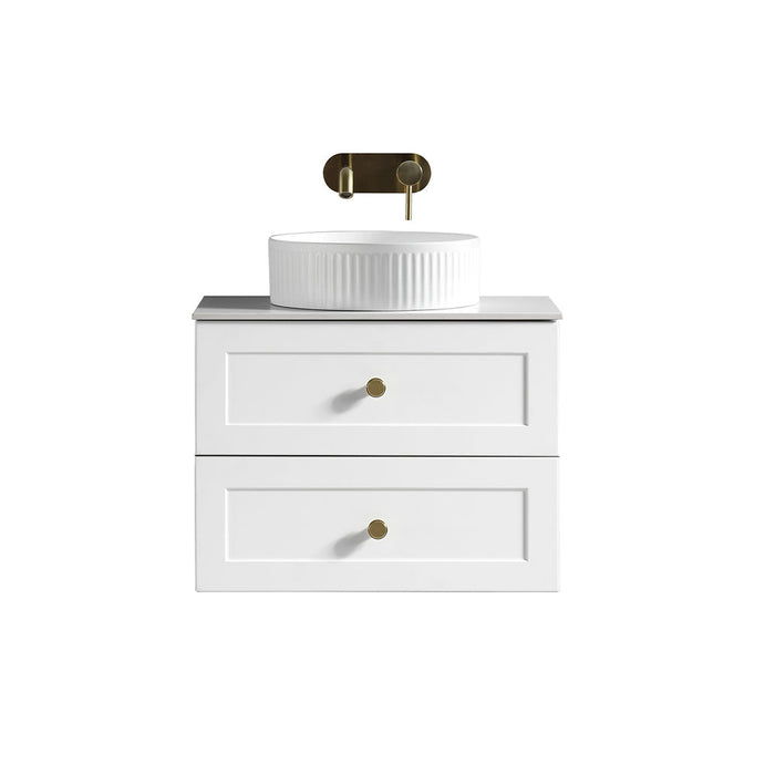 Lussaro Valerio 2 Drawer Wall Hung Vanity And Sintered