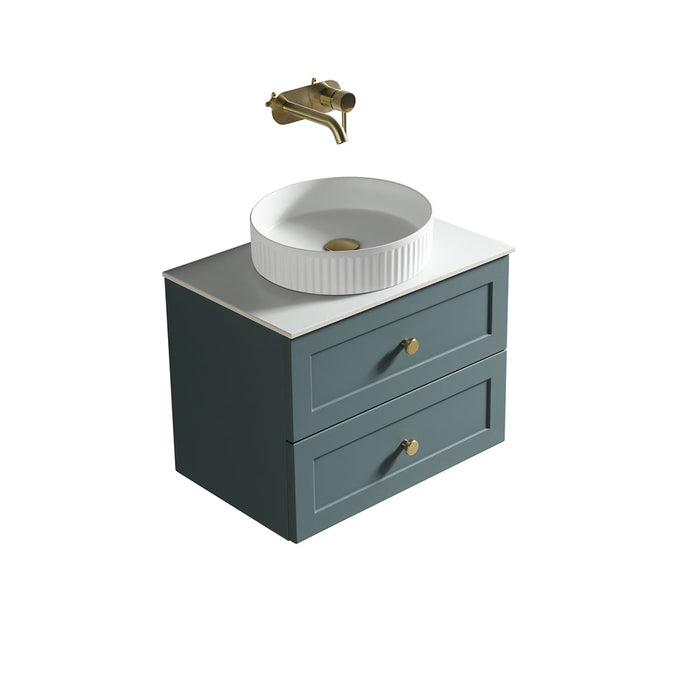 Lussaro Valerio 2 Drawer Wall Hung Vanity And Sintered