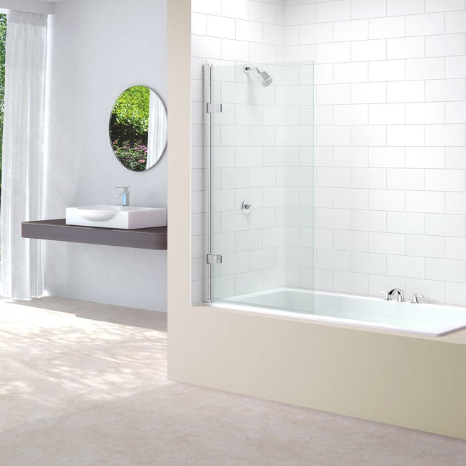 Merlyn Square Hinged Bath Screen - 1500mm x 850mm Screens