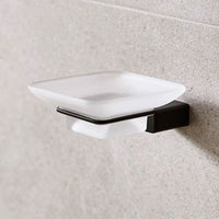 Miller Miami Soap Dish And Holder - Black