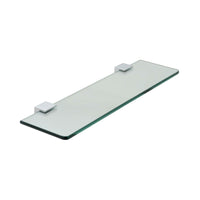 Vado Phase Frosted Glass Shelf - 558mm Long - Chrome