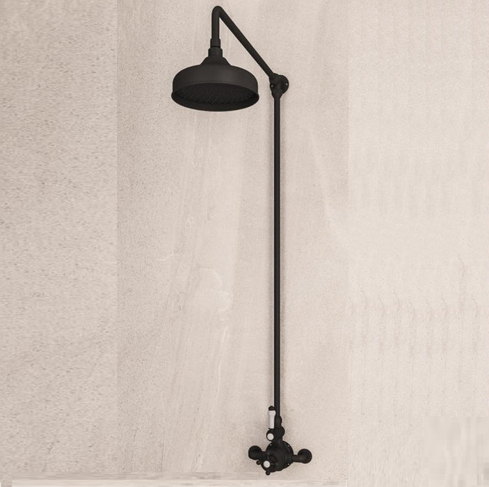 Eastbrook Traditional Thermostatic Exposed Shower Valve With 8'' Rose Head