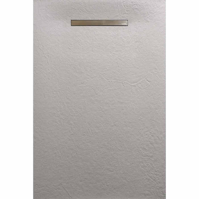SolidSoft Flexible Rectangular Soft Shower Tray With Linear
