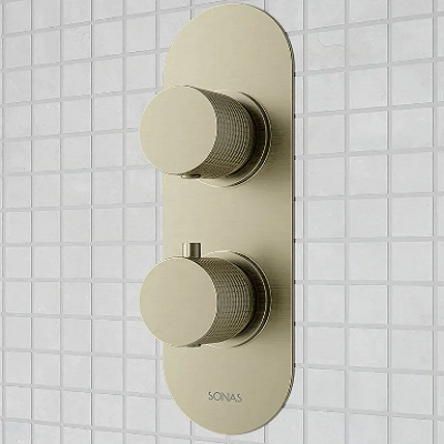 Sonas Alita Square 2 Outlet and 2 Handle Concealed