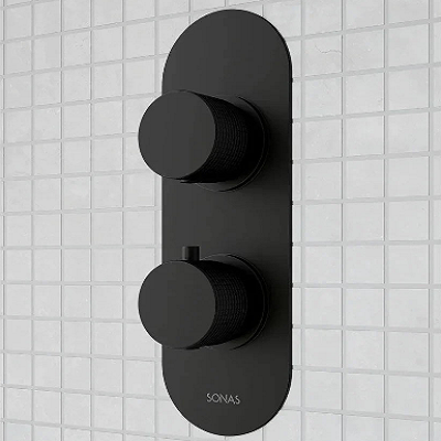 Sonas Alita Square 2 Outlet and 2 Handle Concealed