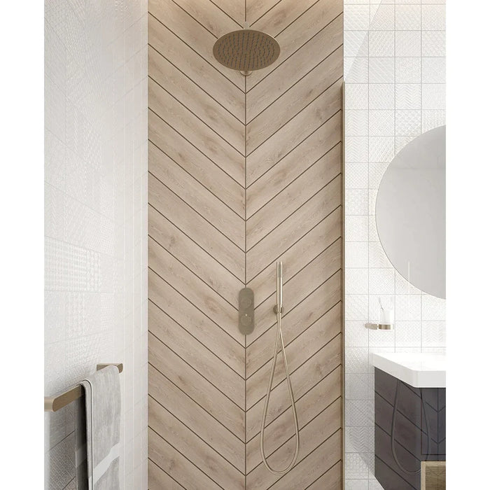 Sonas Alita Knurled Shower Set 2,Ceiling Mounted Fixed Head