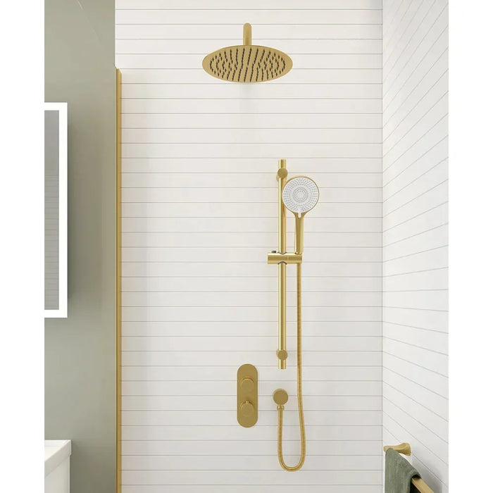Sonas Alita Knurled Thermostatic Shower Set 1 with Rain