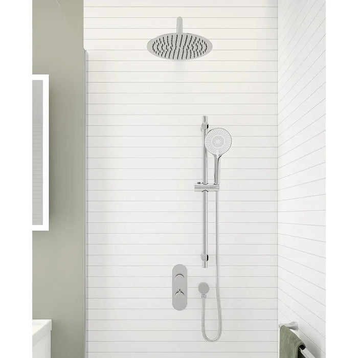 Sonas Alita Knurled Thermostatic Shower Set 1 with Rain