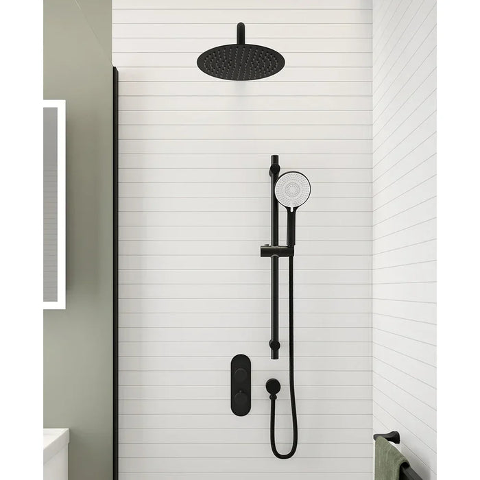 Sonas Alita Knurled Thermostatic Shower Set 1 with Rain