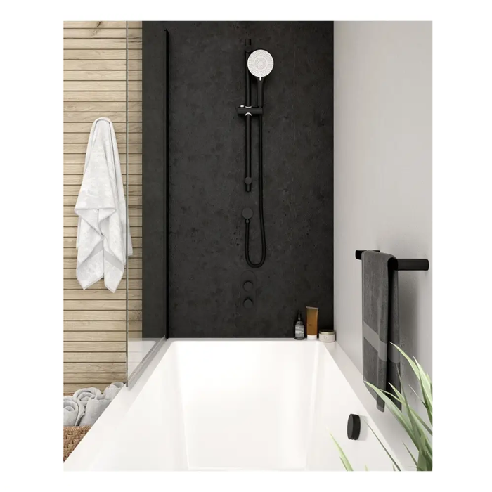 Sonas Alita Knurled Thermostatic Shower Set With Bath
