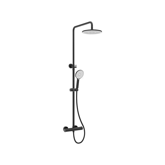 Sonas Alita Rain Thermostatic Shower Kit - Matt Black