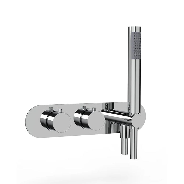 Sonas Alita Round 2 Outlet 2 Horizontal Shower Valve -