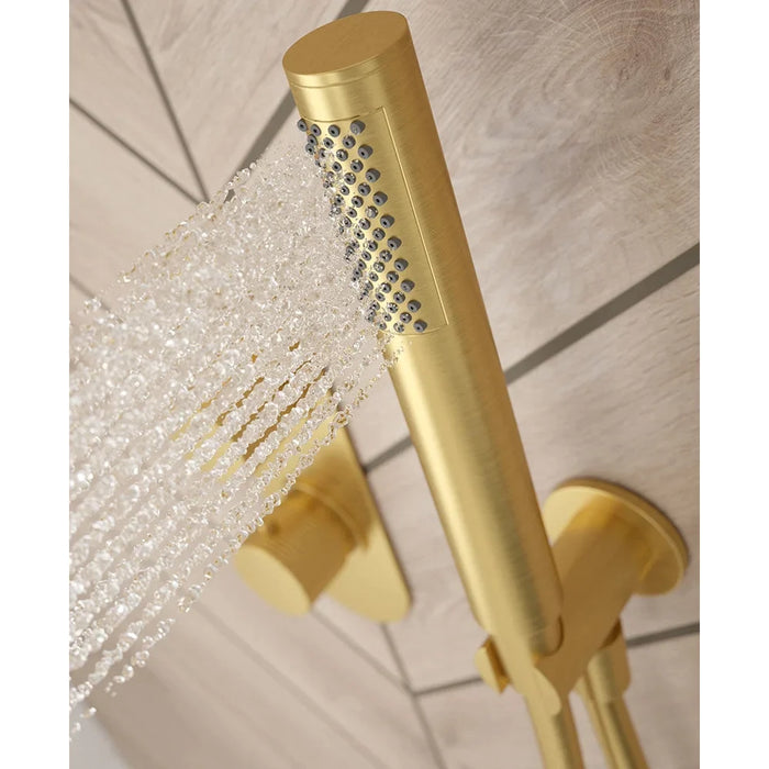 Sonas Alita Round Handset Kit - Brushed Gold