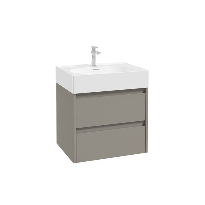 Sonas Apex Two Drawer Wall Hung Vanity Unit With Ceramic