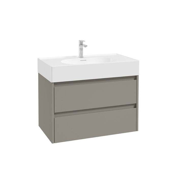 Sonas Apex Two Drawer Wall Hung Vanity Unit With Ceramic