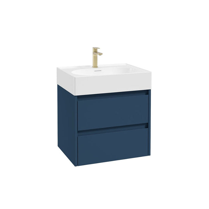 Sonas Apex Two Drawer Wall Hung Vanity Unit With Ceramic