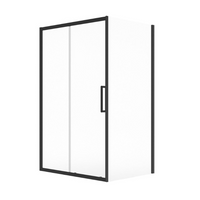 Sonas Aspect 8mm Sliding Shower Door With Side Panel - Matt