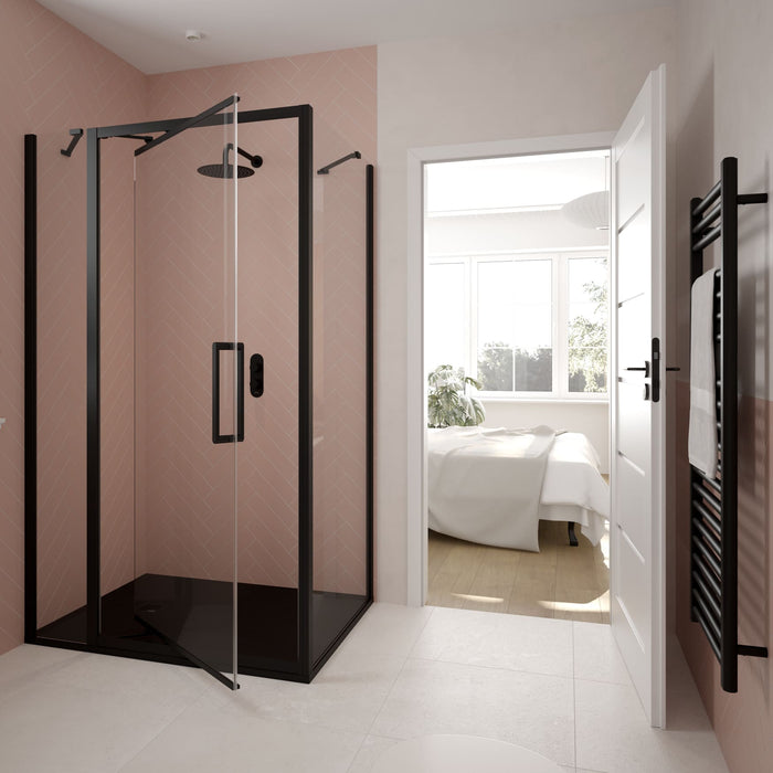 Sonas Aspect Infold Shower Door & Inline with Side Panel