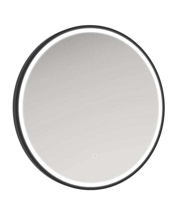 Sonas Astrid Beam Round Metal Frame Illuminated LED Mirror