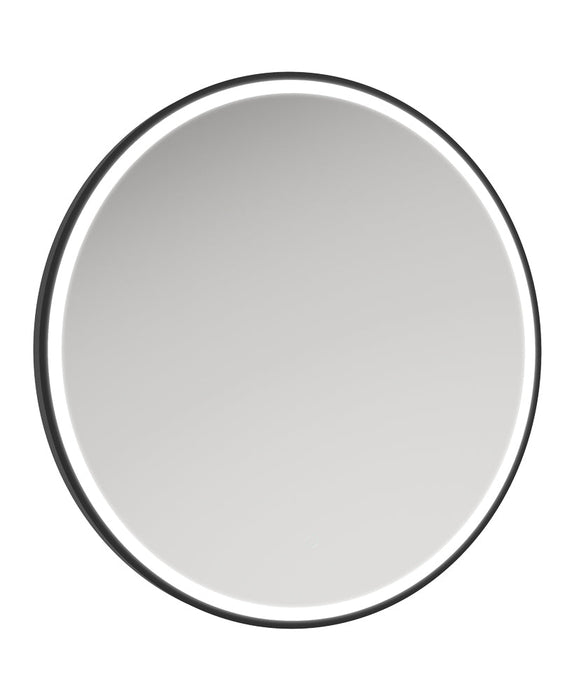 Sonas Astrid Beam Round Metal Frame Illuminated LED Mirror