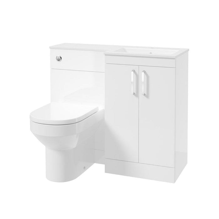 Sonas Corta 2 Door Combination Unit with Basin - Left