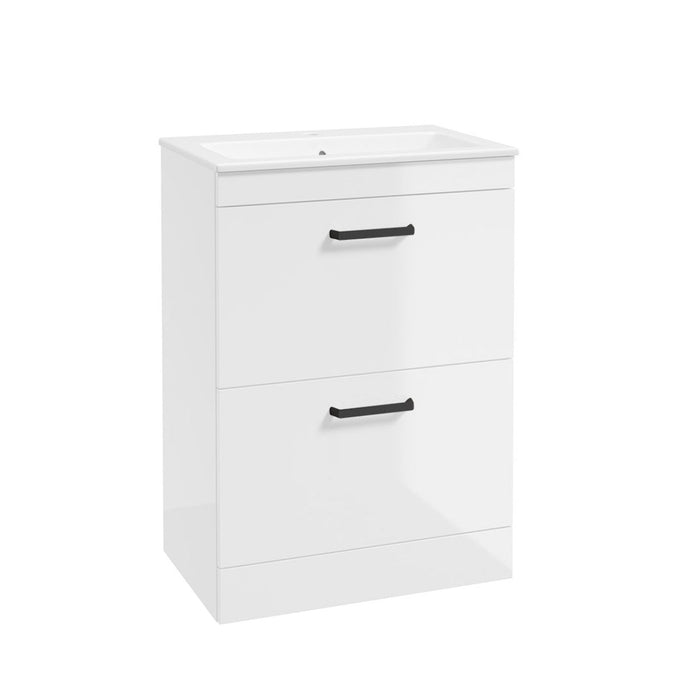 Sonas Corta 2 Drawer Compact Floorstanding Vanity Unit