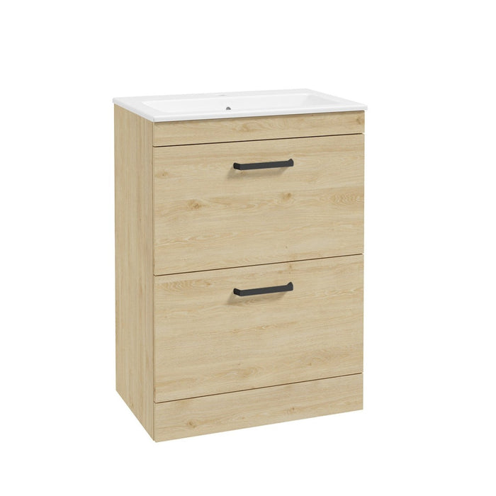 Sonas Corta 2 Drawer Compact Floorstanding Vanity Unit