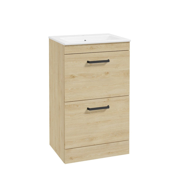 Sonas Corta 2 Drawer Compact Floorstanding Vanity Unit
