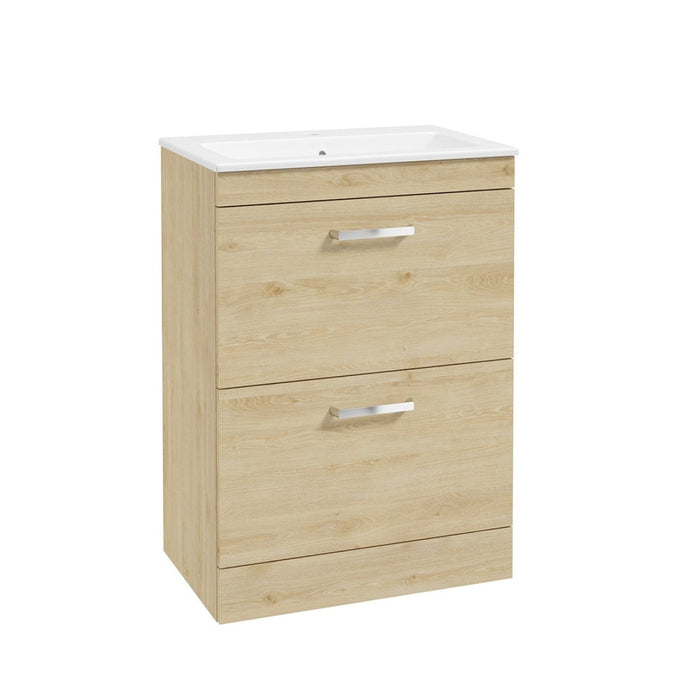 Sonas Corta 2 Drawer Compact Floorstanding Vanity Unit