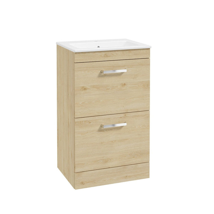 Sonas Corta 2 Drawer Compact Floorstanding Vanity Unit