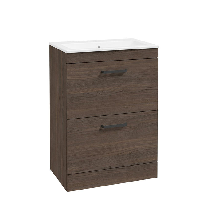Sonas Corta 2 Drawer Compact Floorstanding Vanity Unit